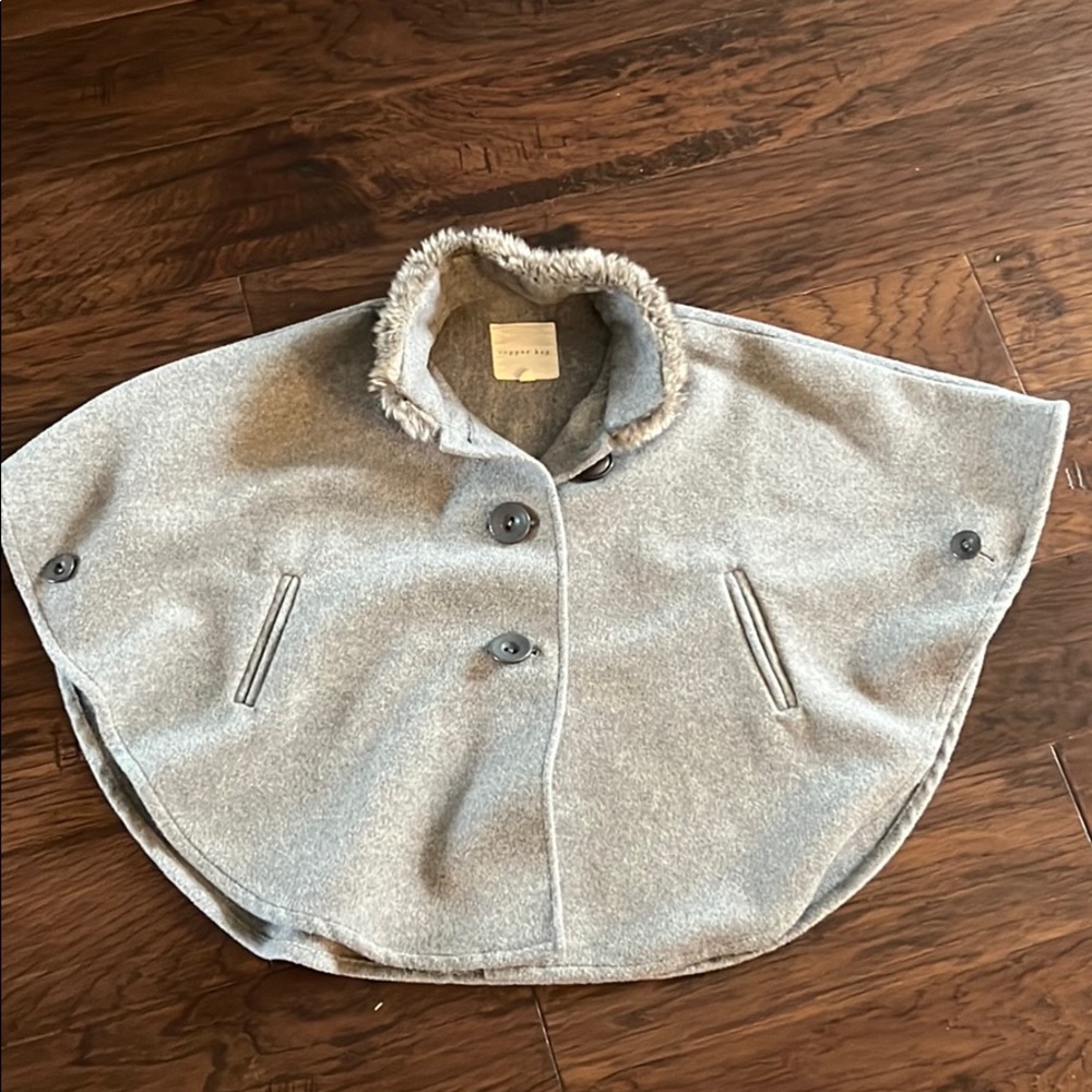 Gray size 2-3 poncho